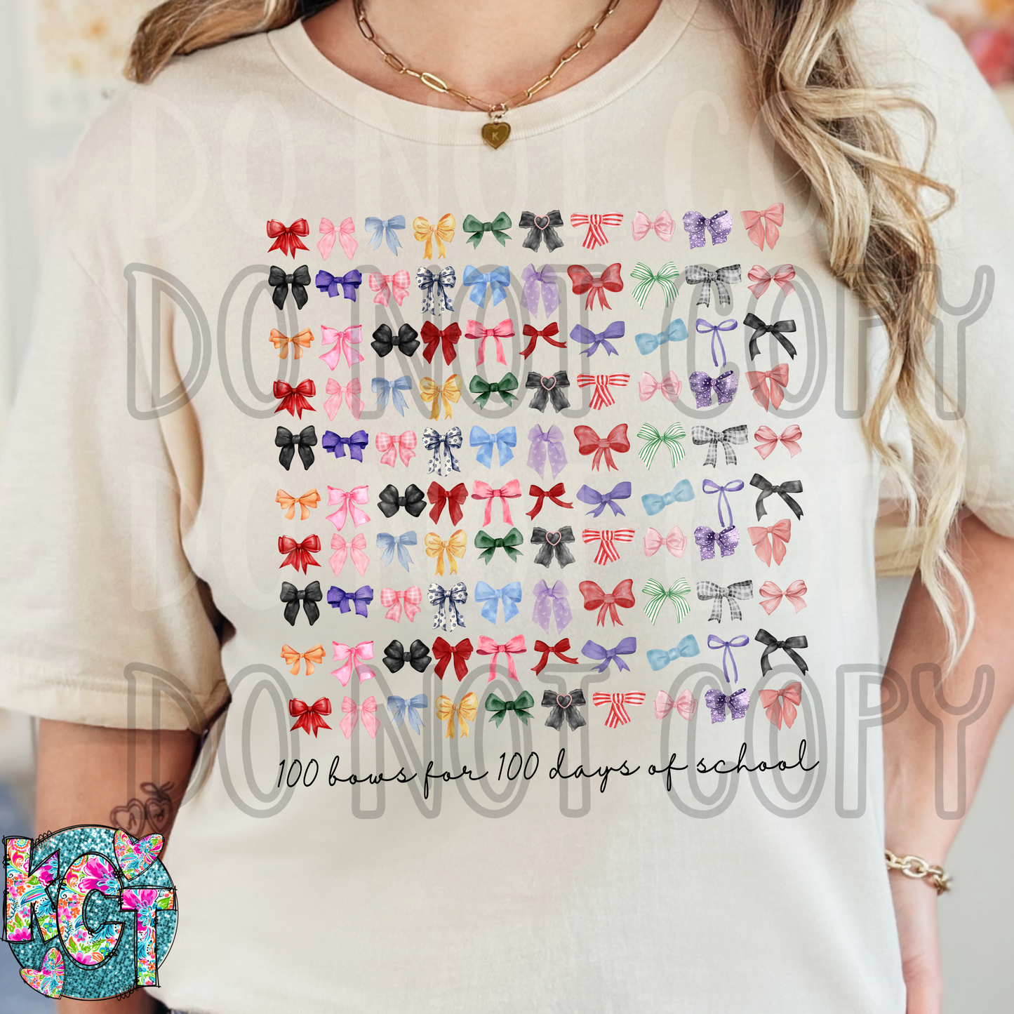 100 Days of Bows DTF