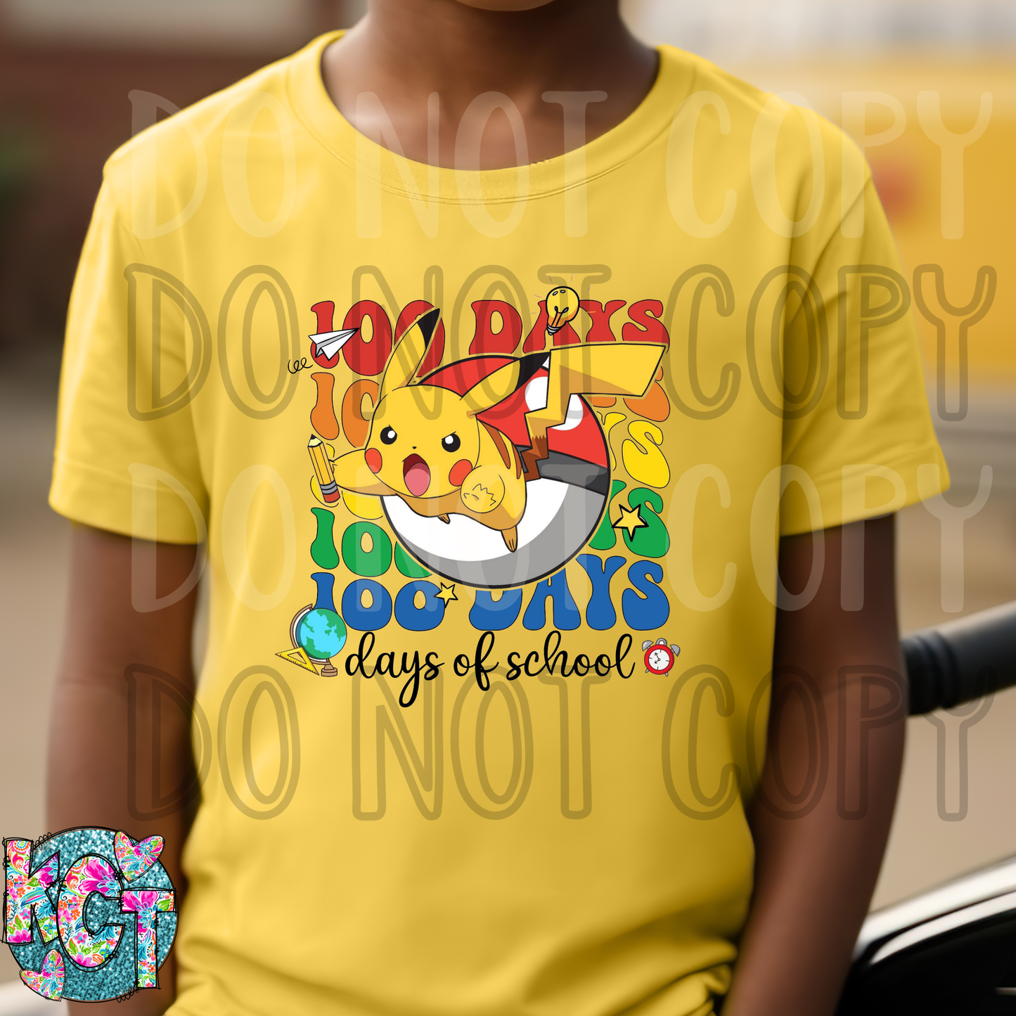 100 Days of School DTF