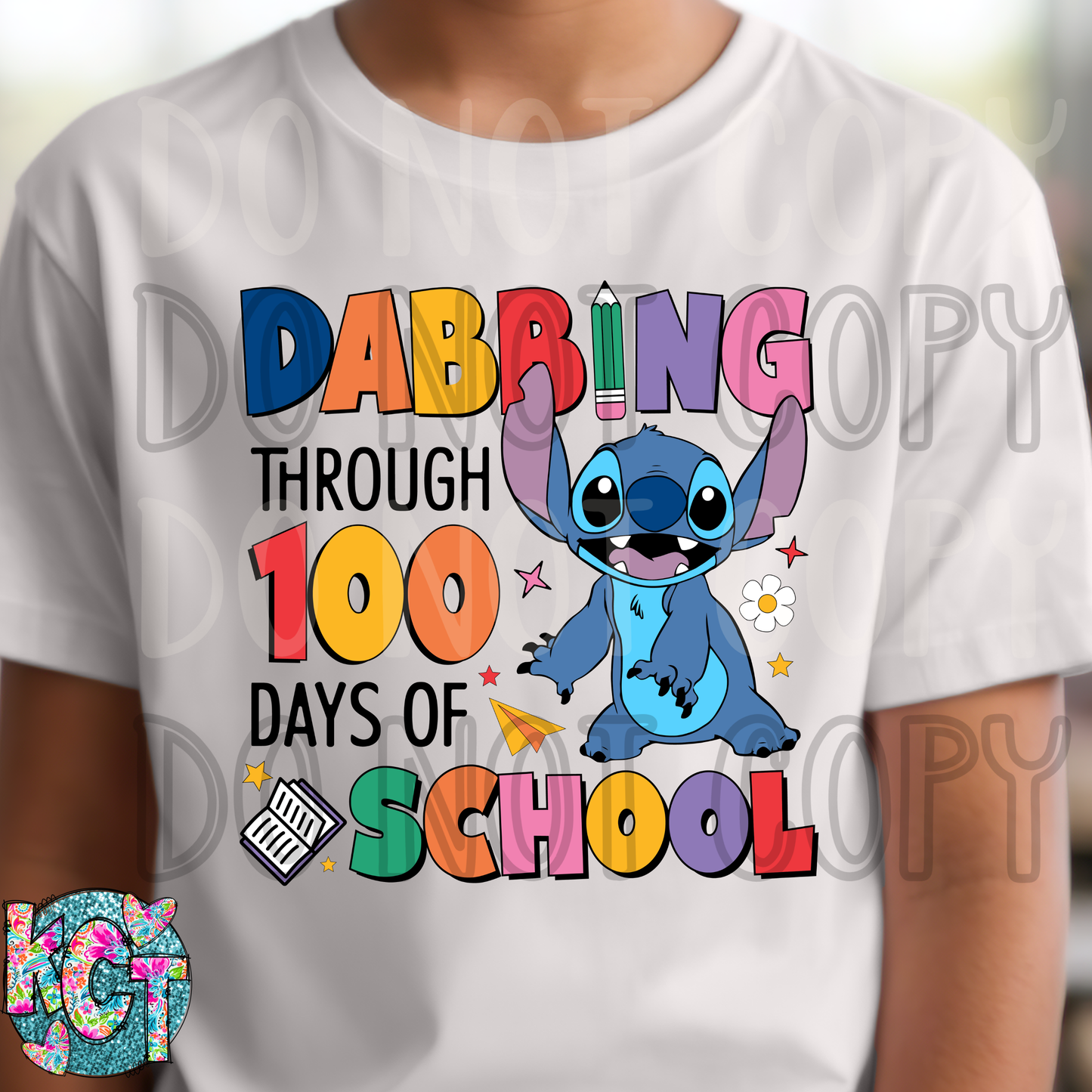 Dabbing Through 100 days of School DTF