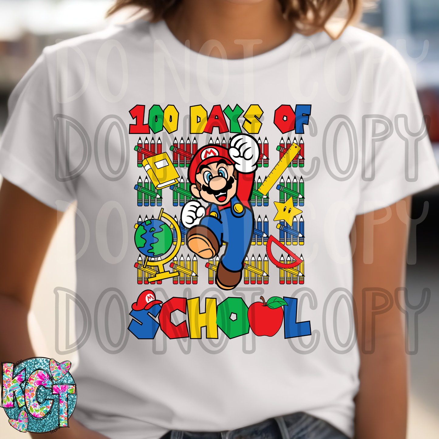 100 days of Mario DTF