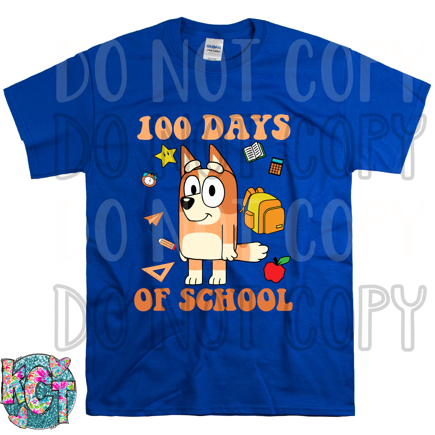 100 days of School Bingo DTF