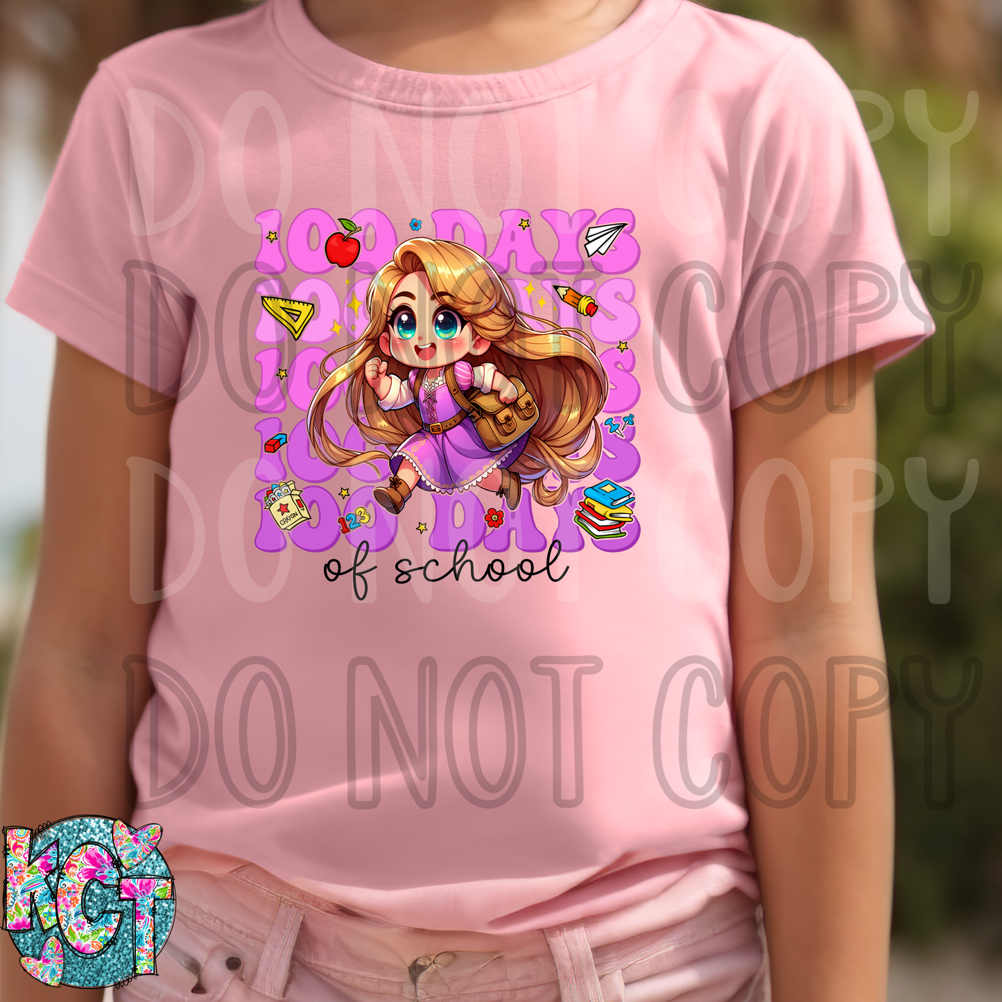 100 Days Rapunzel DTF