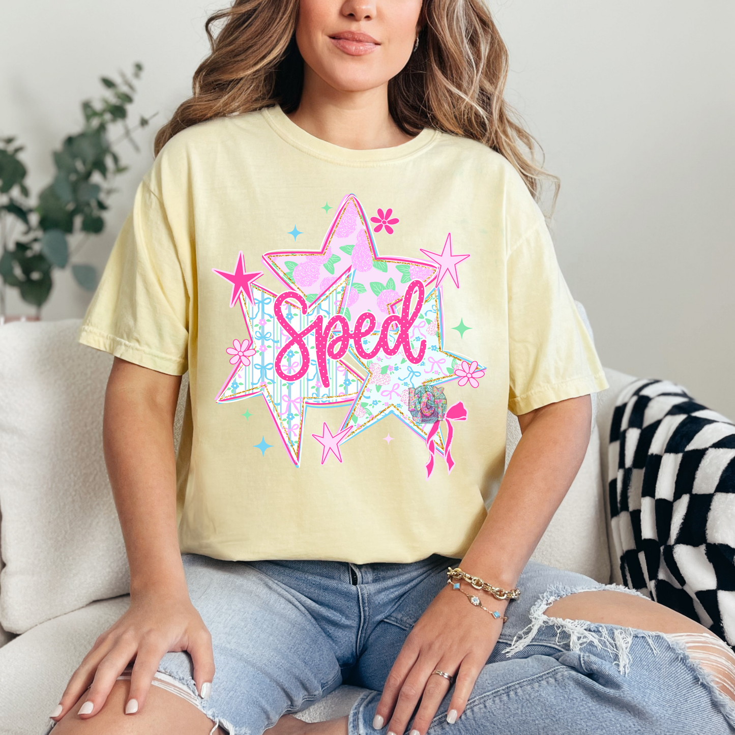 Sped with Stars DTF