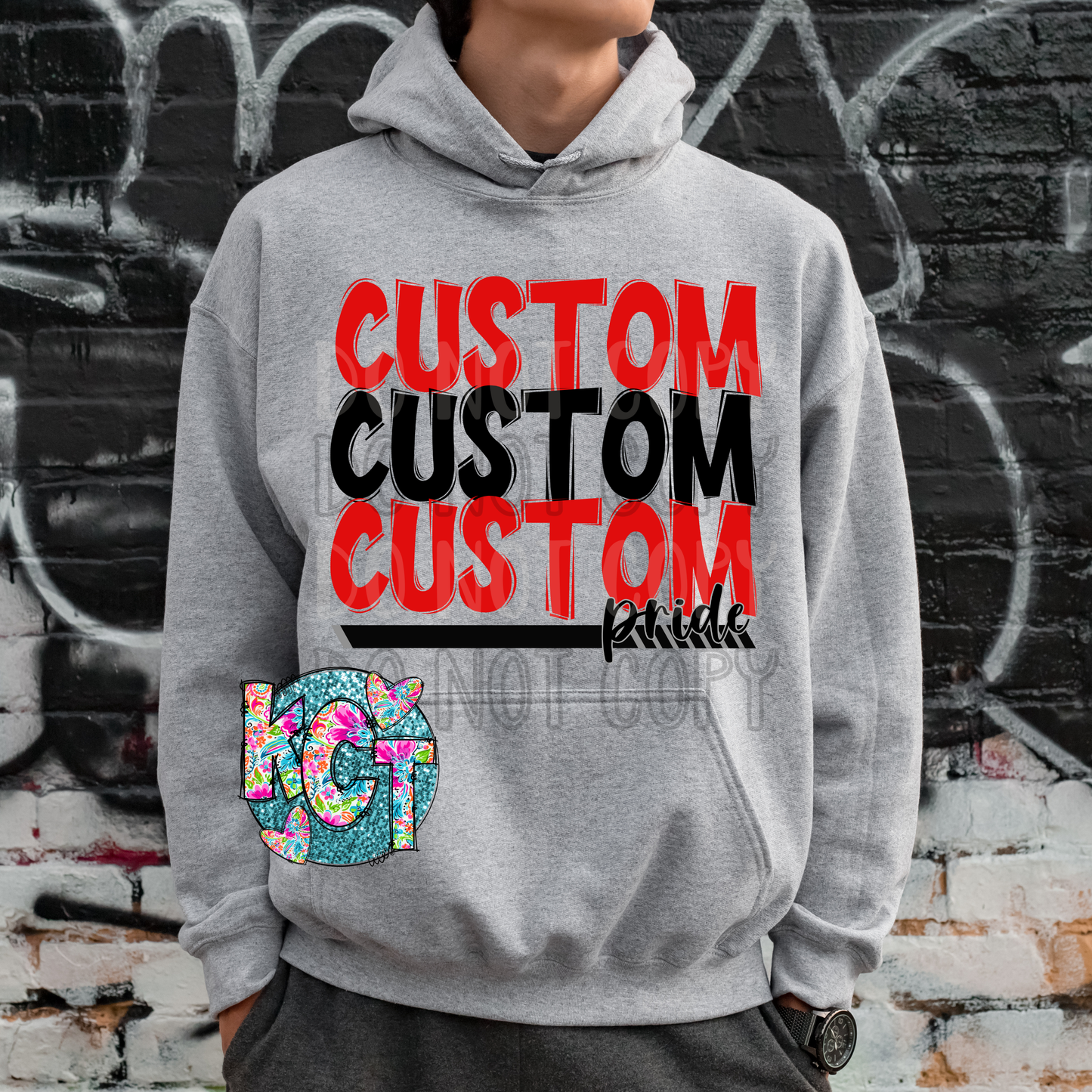 Custom Mascot Pride DTF