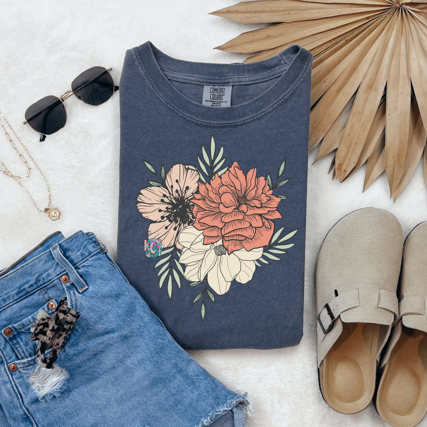 Flowers boho DTF