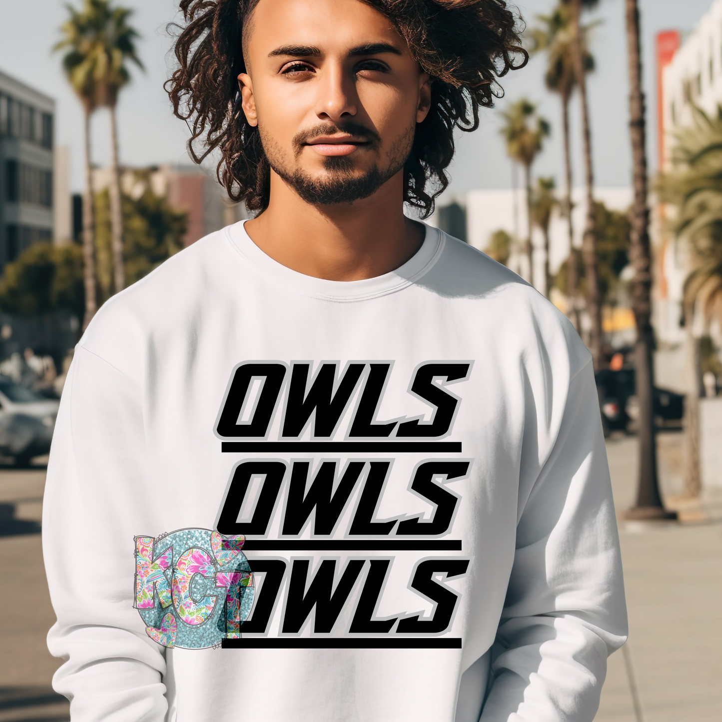 3X Black and Silver Owls Dtf