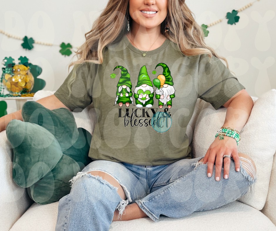Lucky and Blessed Dtf