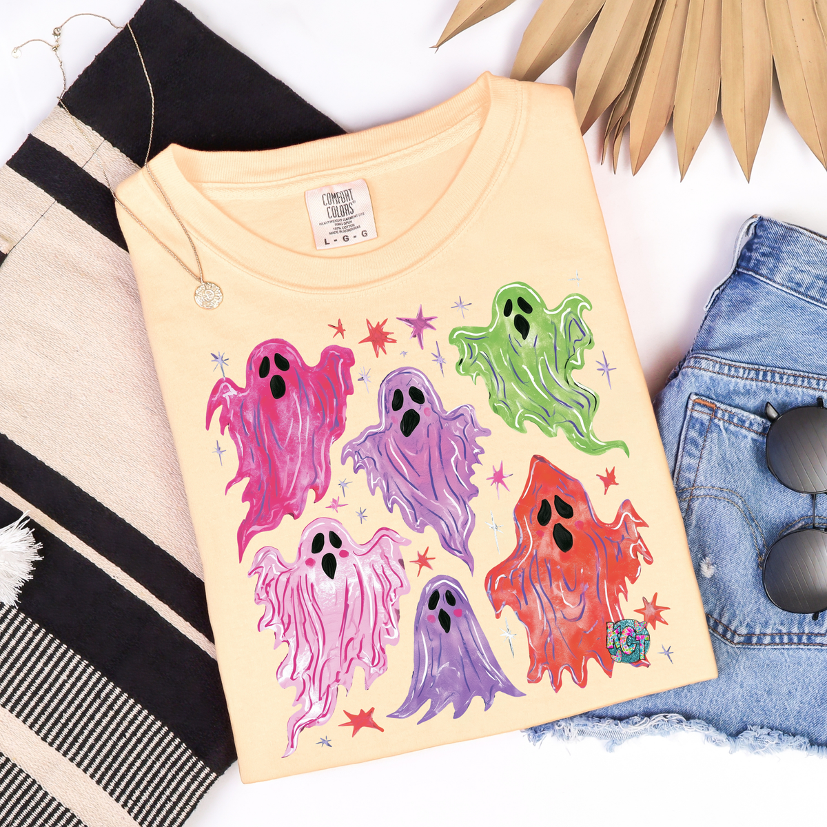 Colorful Ghost DTF