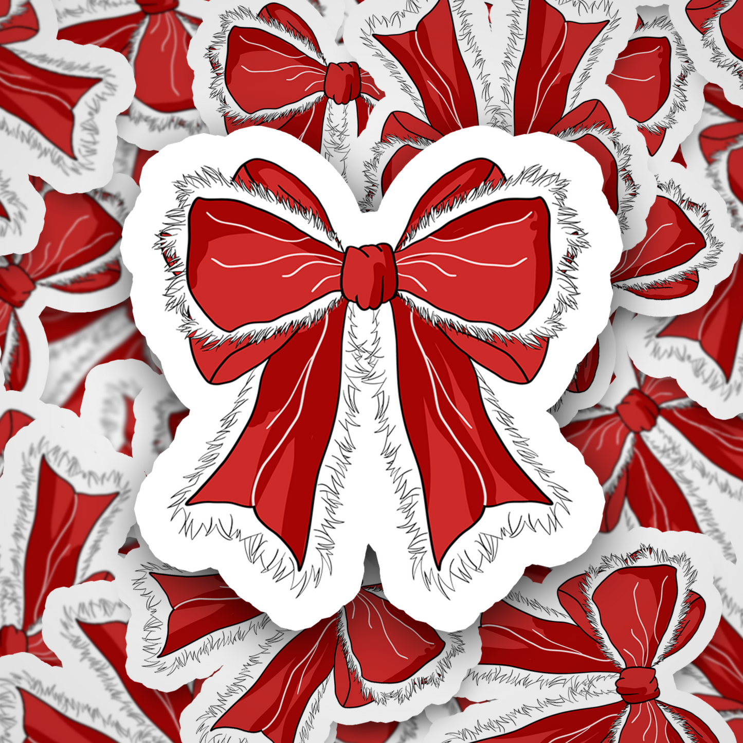 Red Christmas Bow DC
