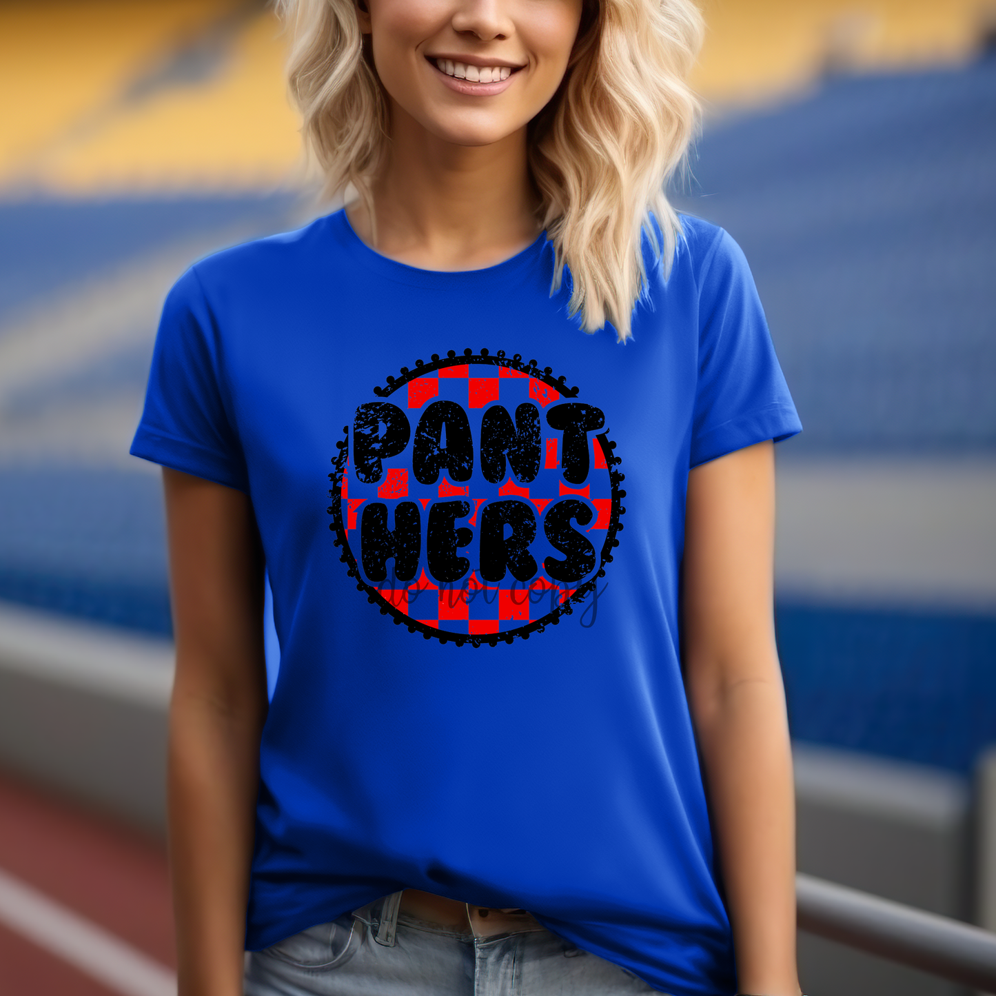 Panthers Red Checker PNG