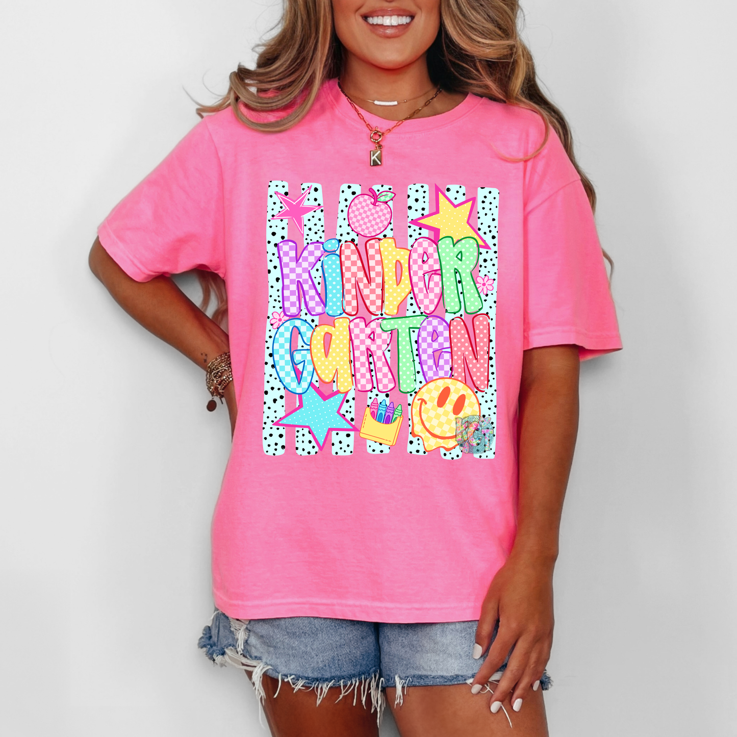 kindergarten smily DTF
