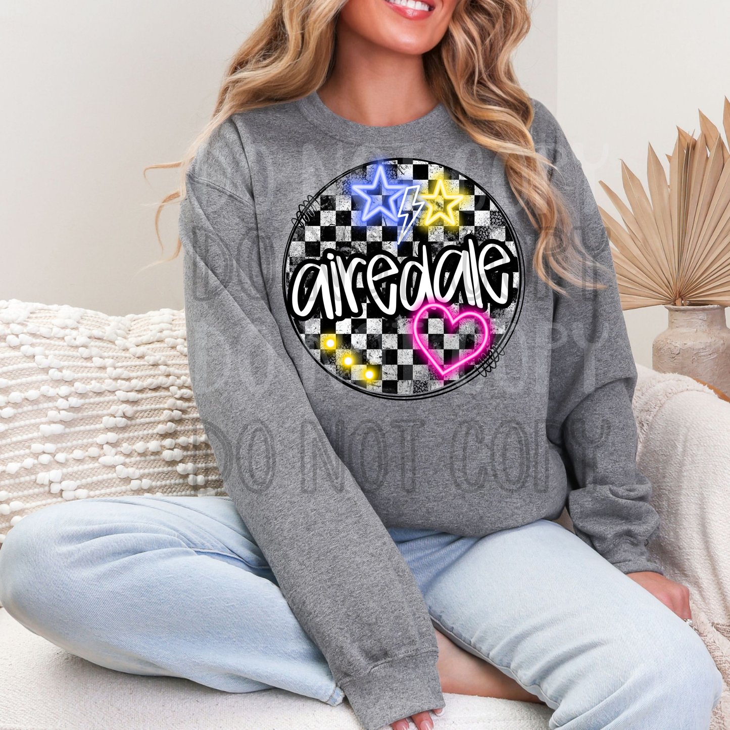 AIREDALE NEON LIGHTS DTF