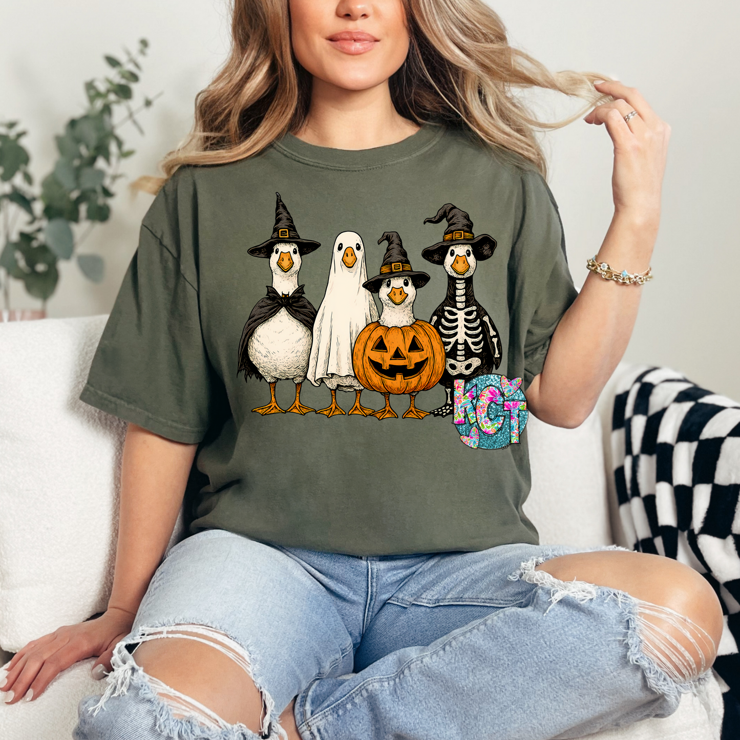 goosely good halloween DTF