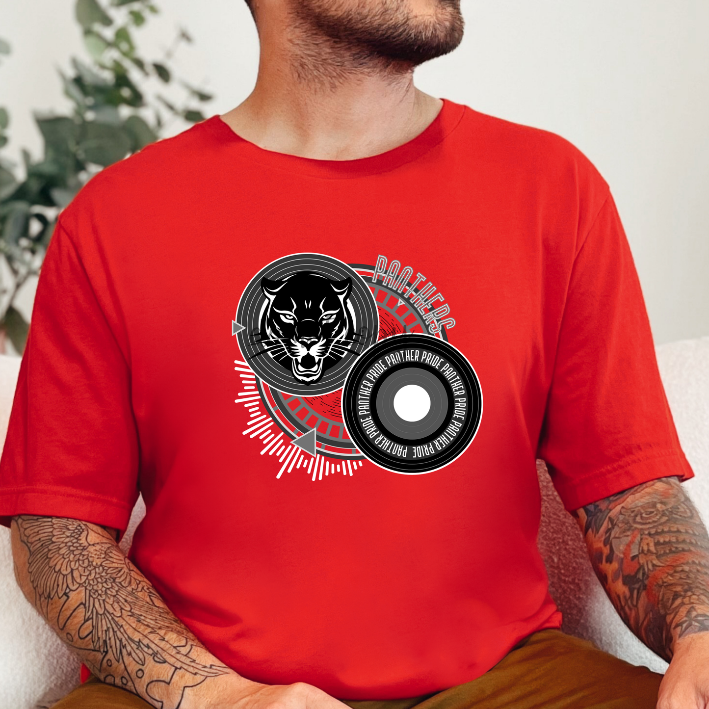 Panthers Retro Disc PNG