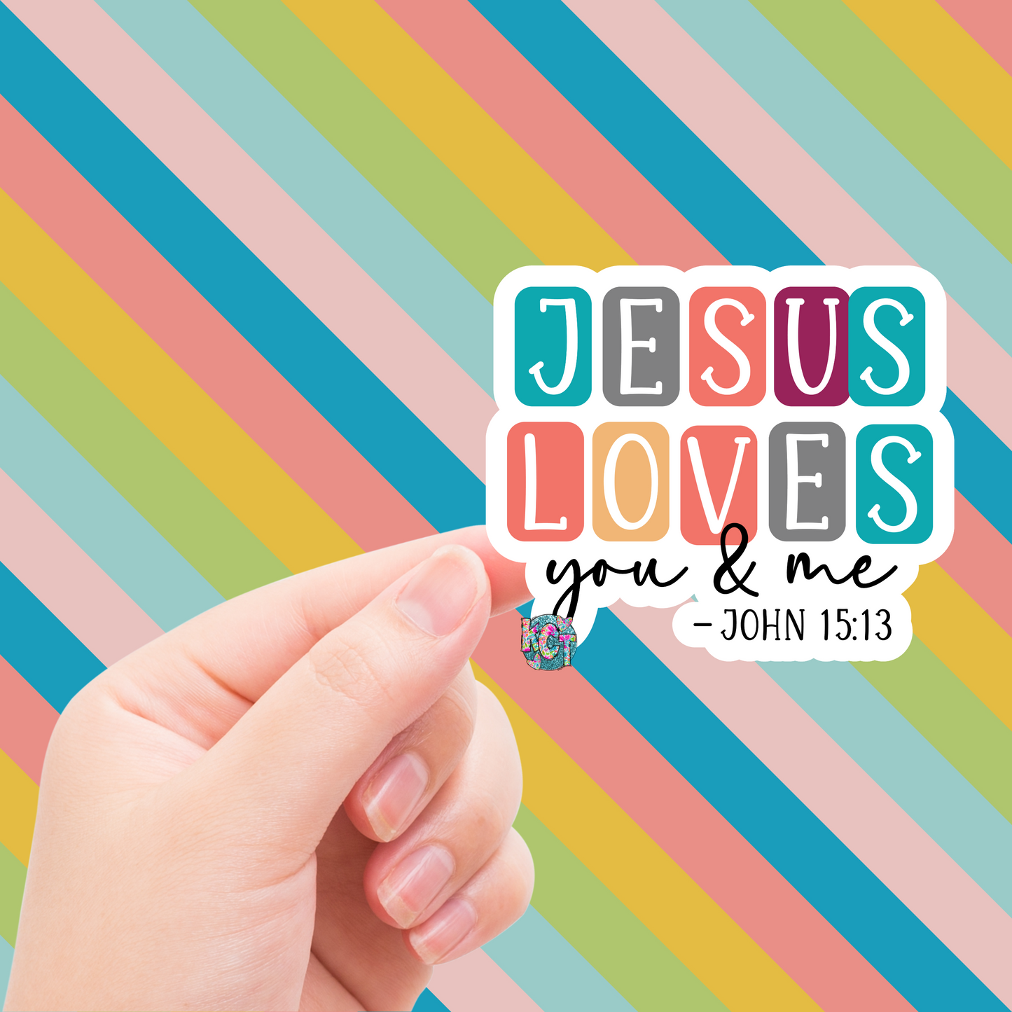 Jesus loves you and me DC