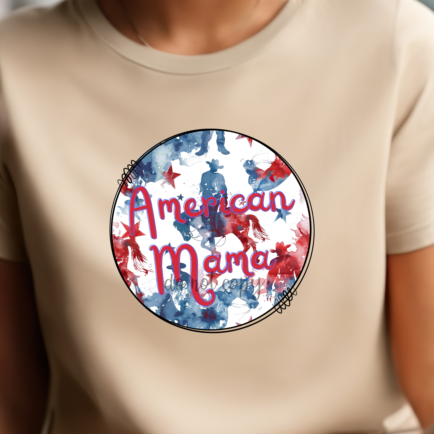 American Mama Western Dtf