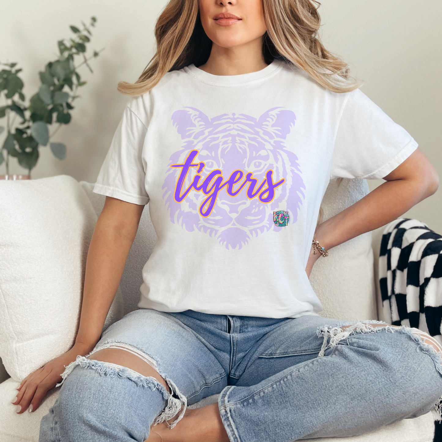 Tigers Shadow face DTF
