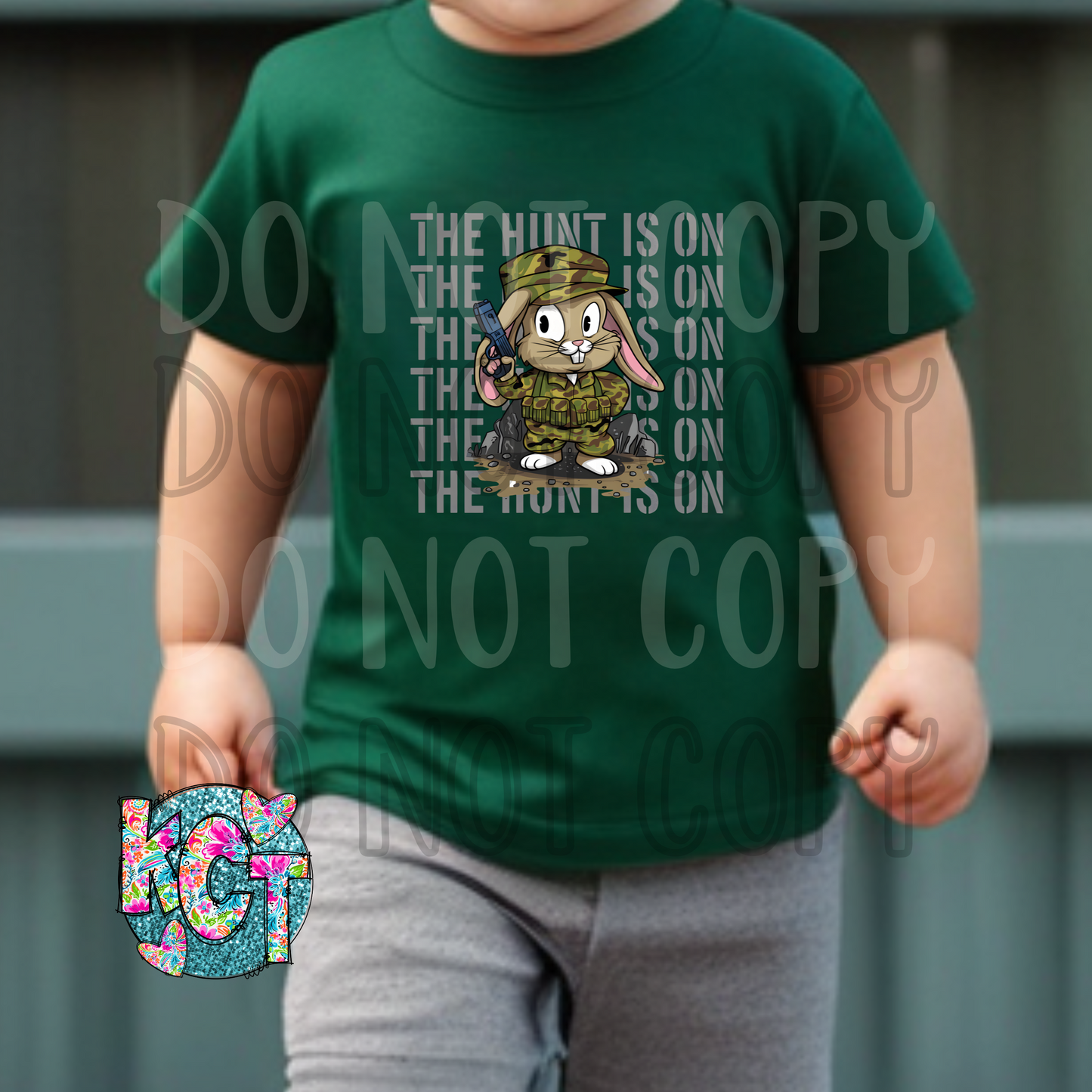 Army Easter Bunny DTF