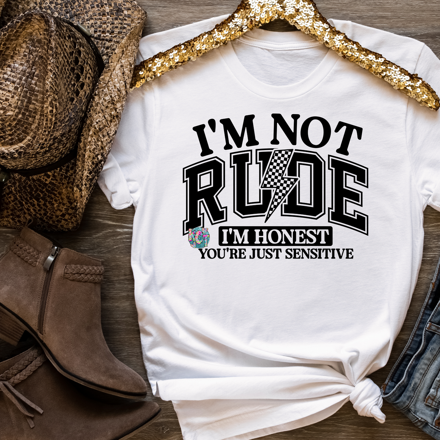 I'm Not Rude DTF