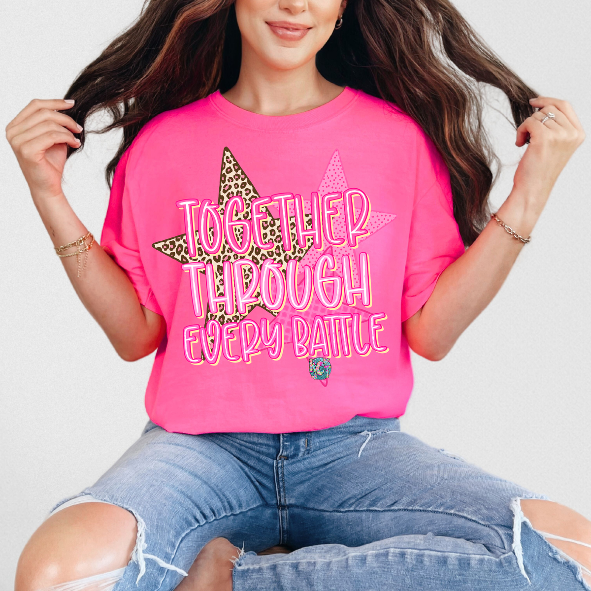 Breast Cancer - Together through every battle DTF