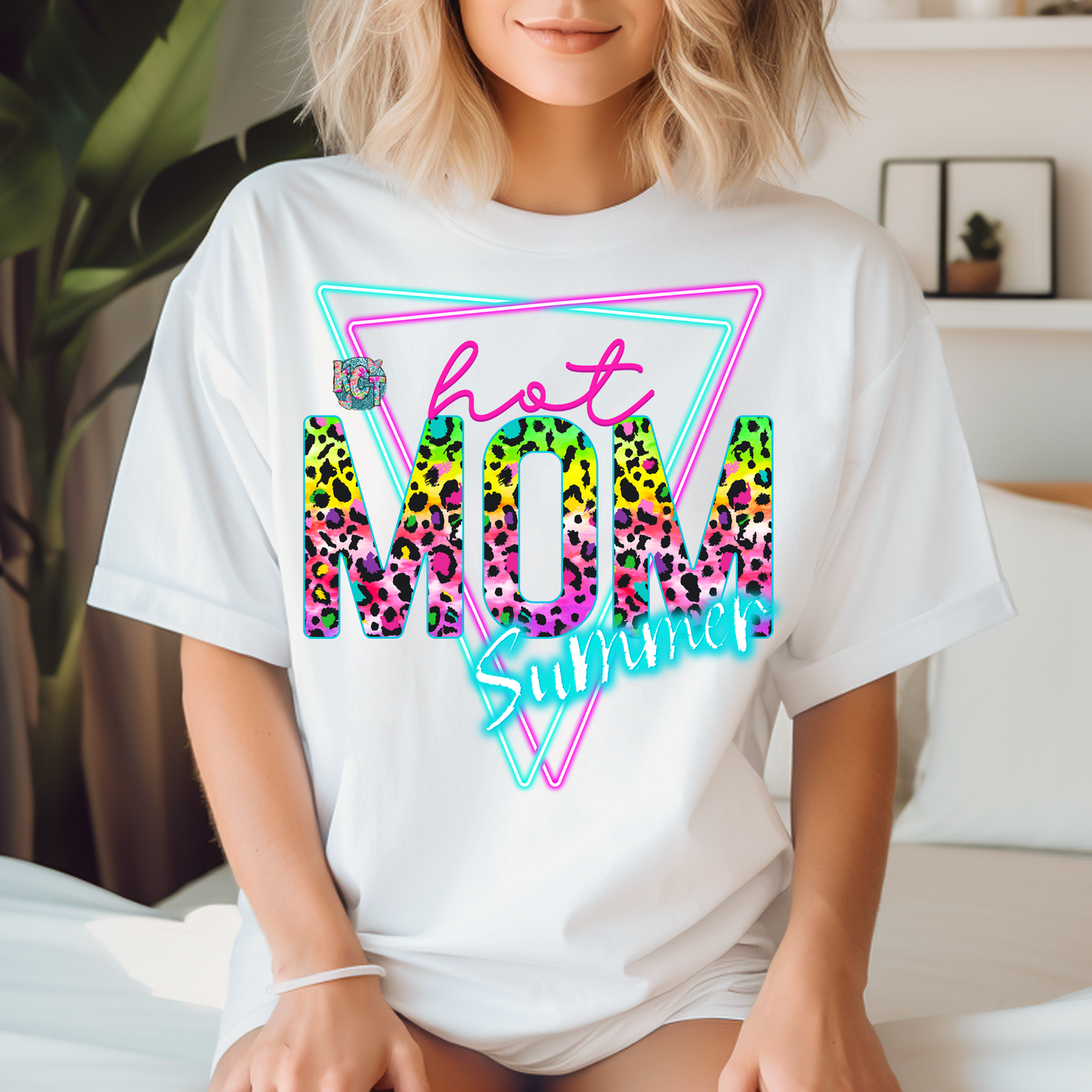 Hot Mom Summer Bright Leopard DTF