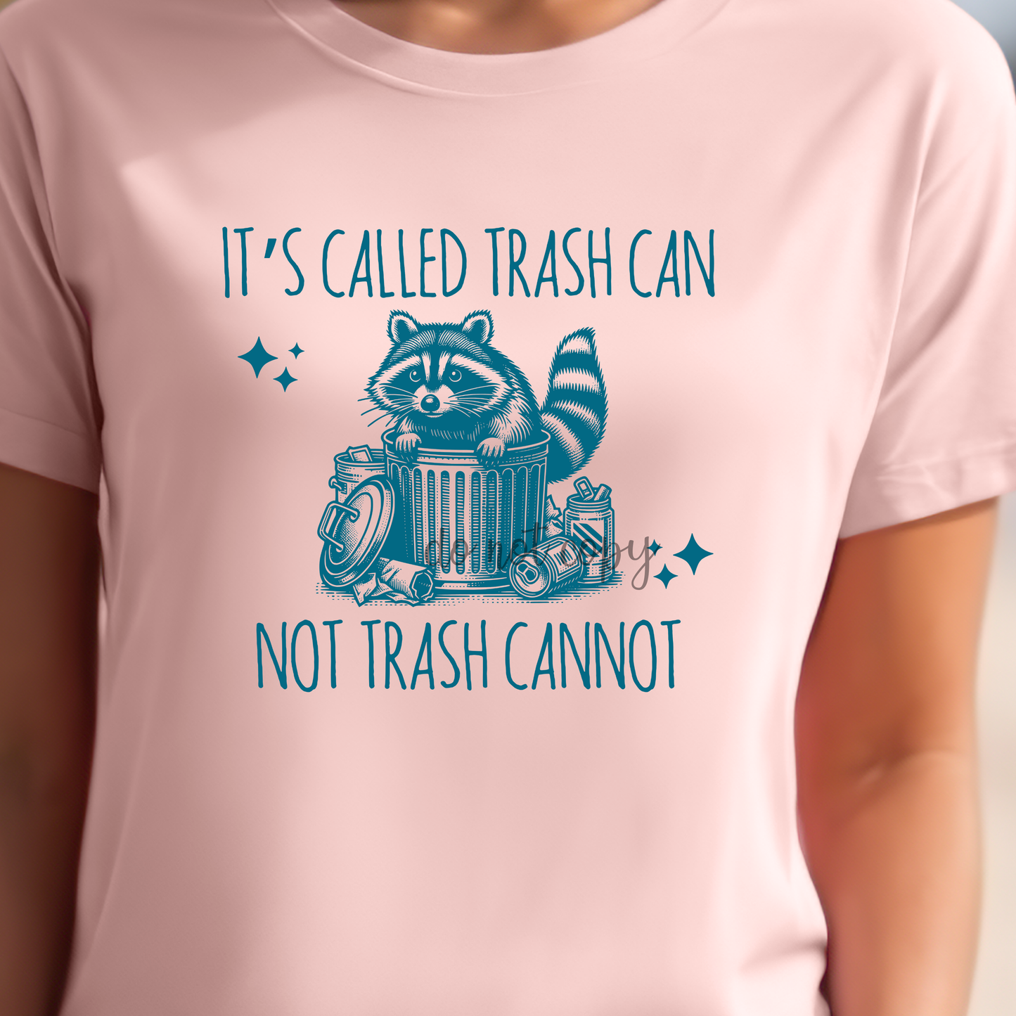 It's Called Trash Can blue Dtf