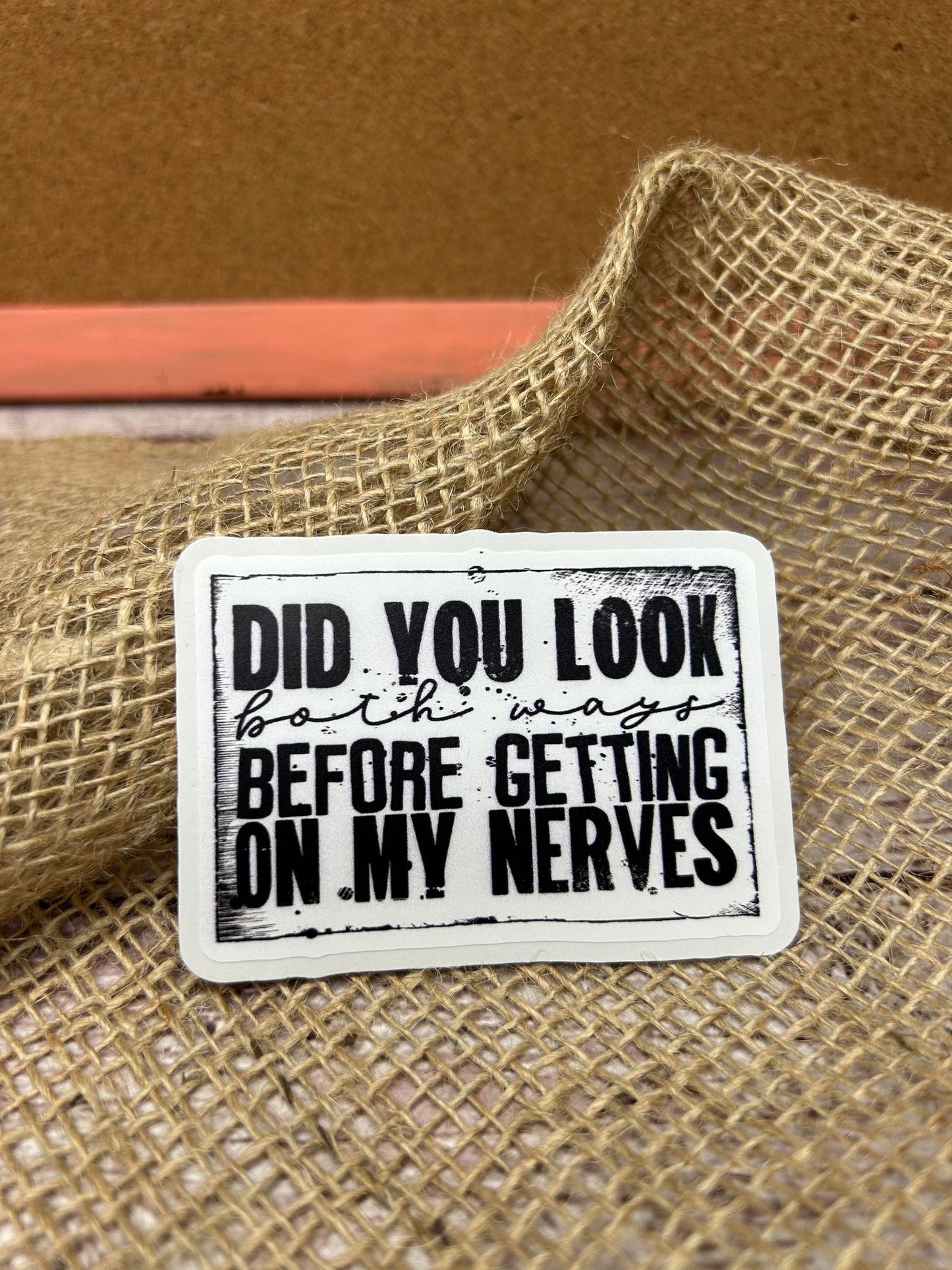 S61 Did you look both ways DC