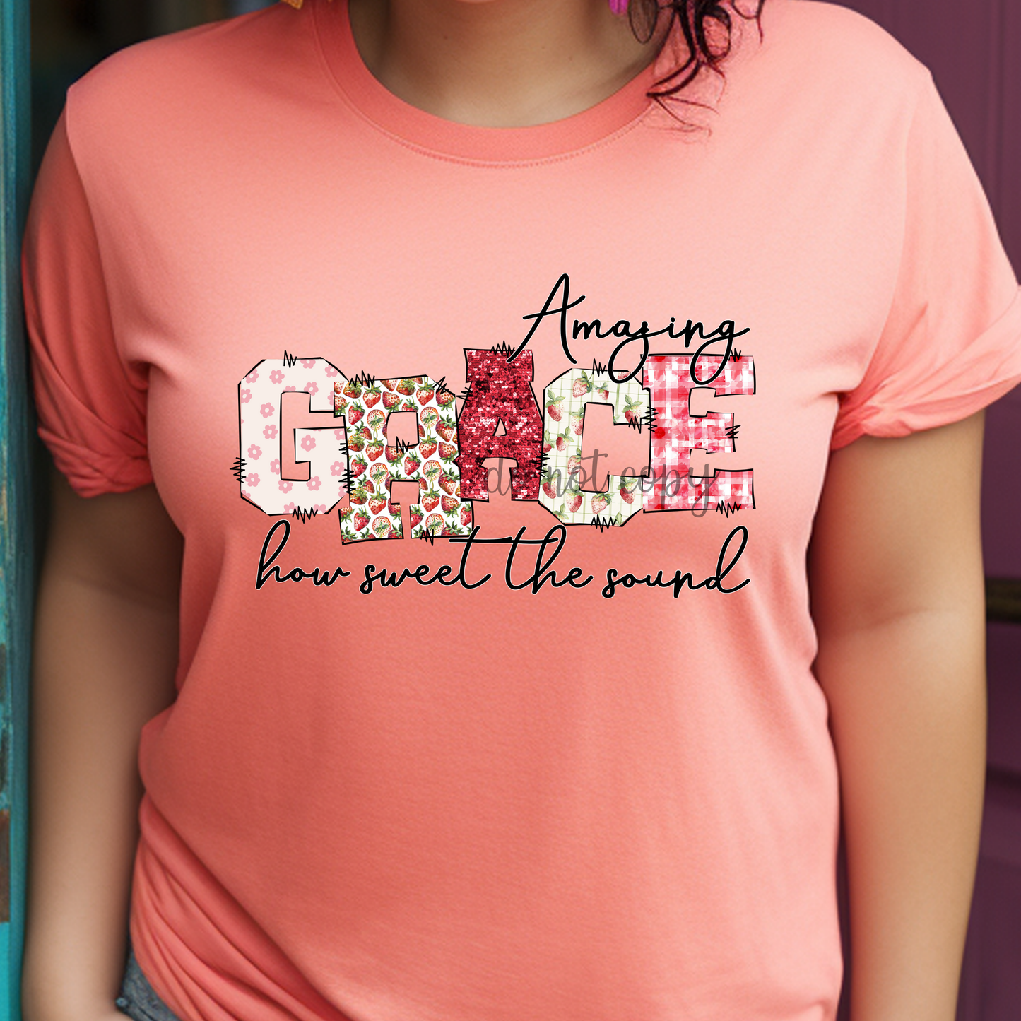 Amazing Grace Strawberries Dtf