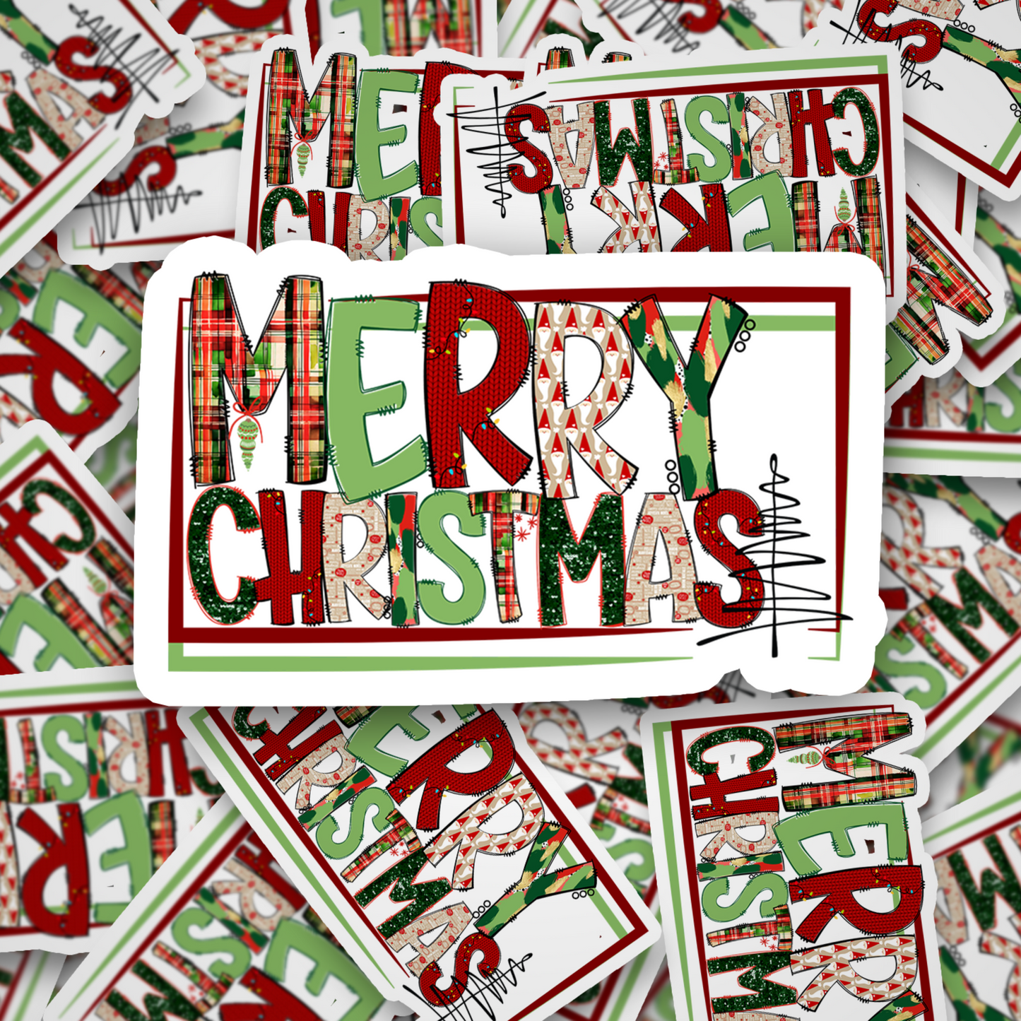 MERRY Christmas tree Boxed DC