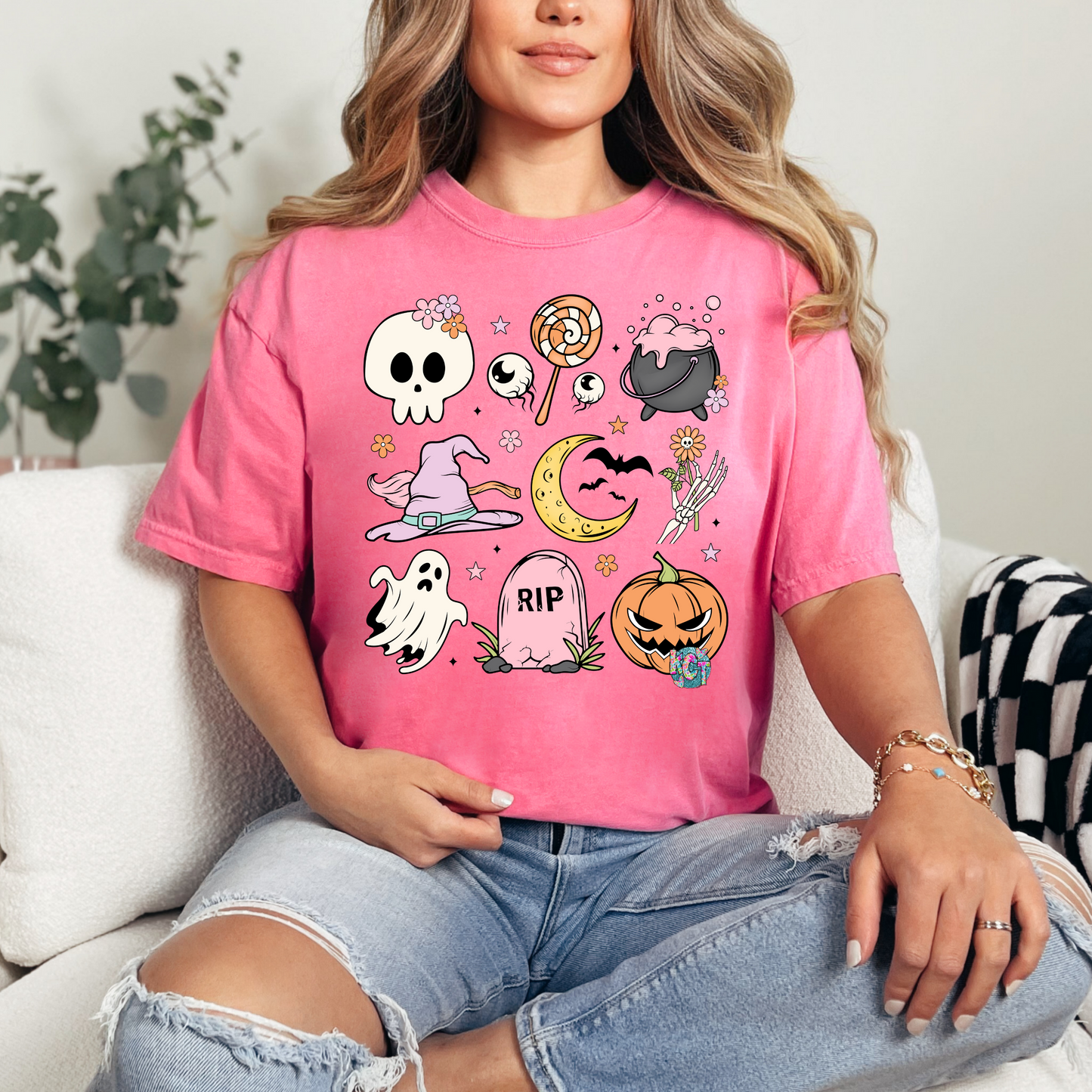 Girly pop Halloween DTF