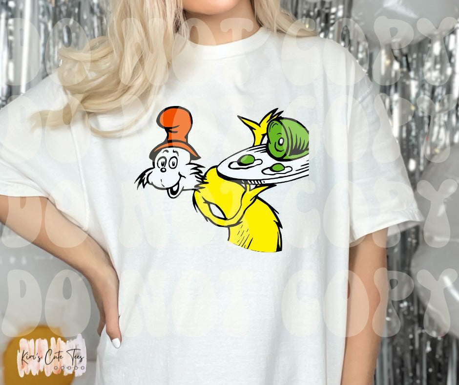 Green egg and ham Dtf