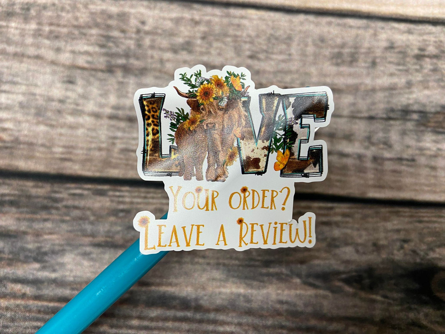 Highland Cows Sunflower Love your order? Leave a Review