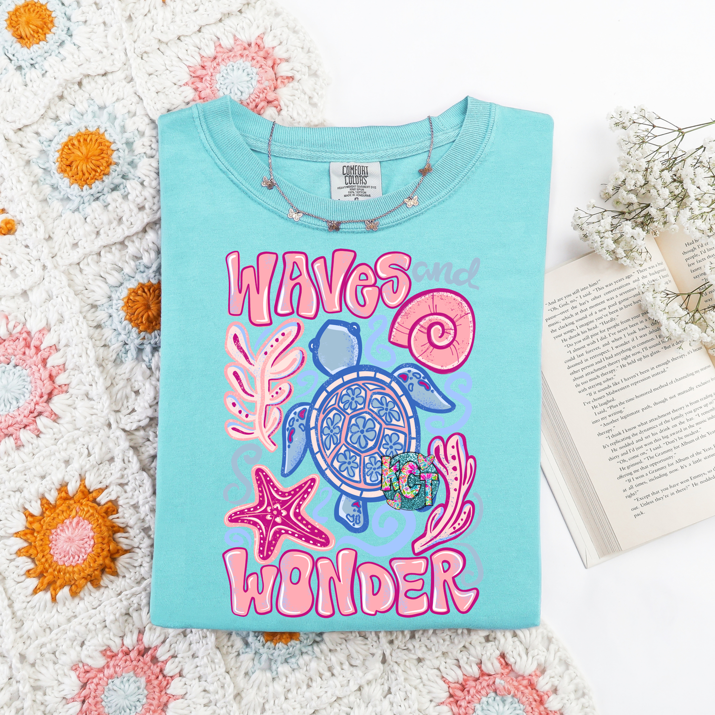 Waves and Wonder DTF