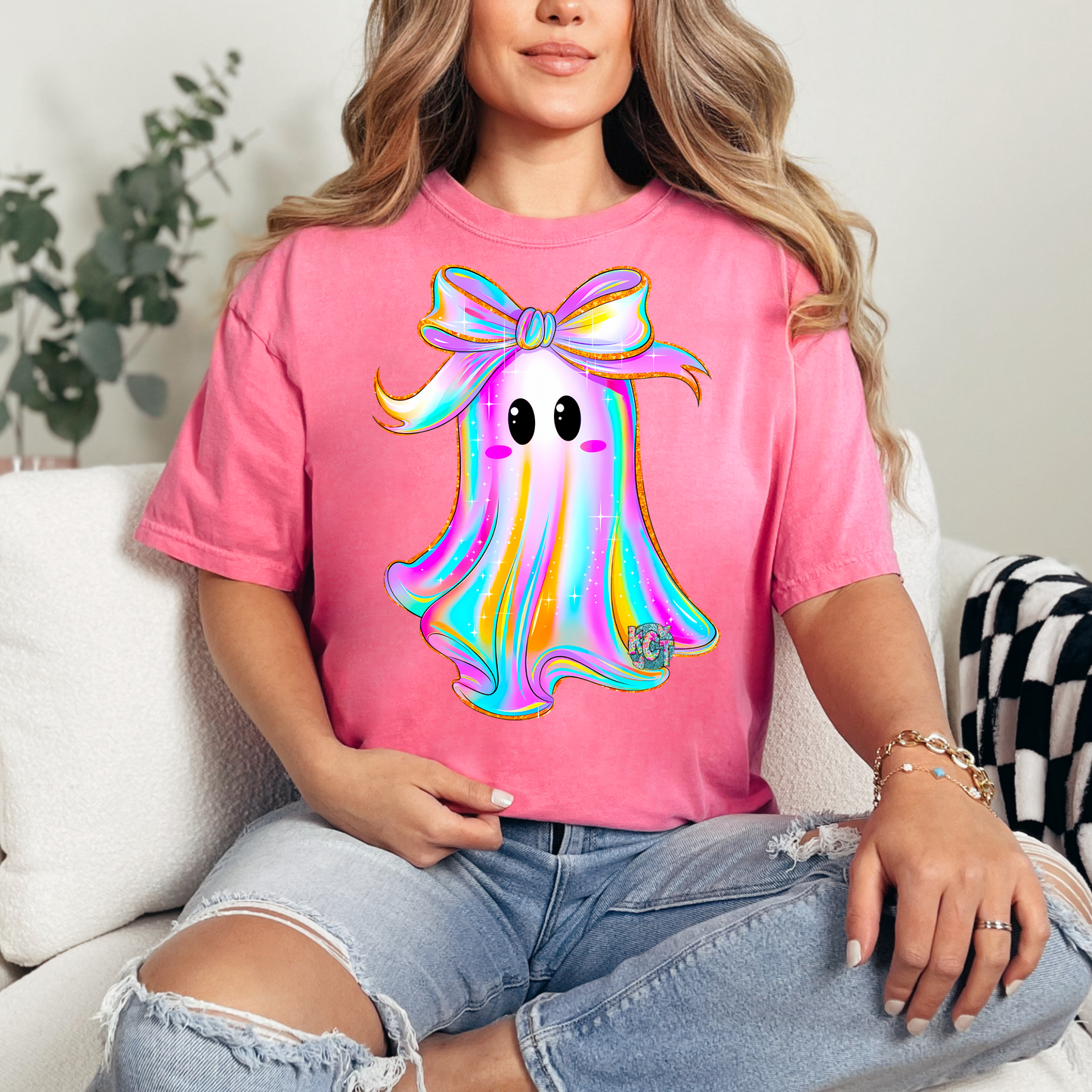 Girly pop Ghost DTF