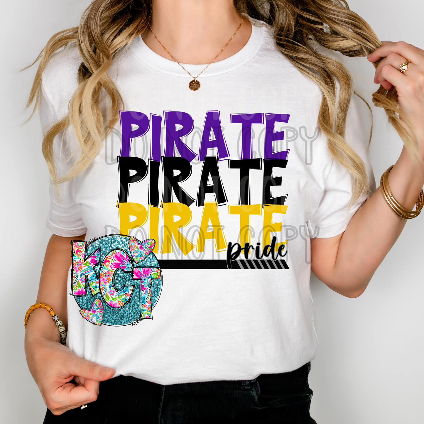 Pirate Mascot Pride DTF