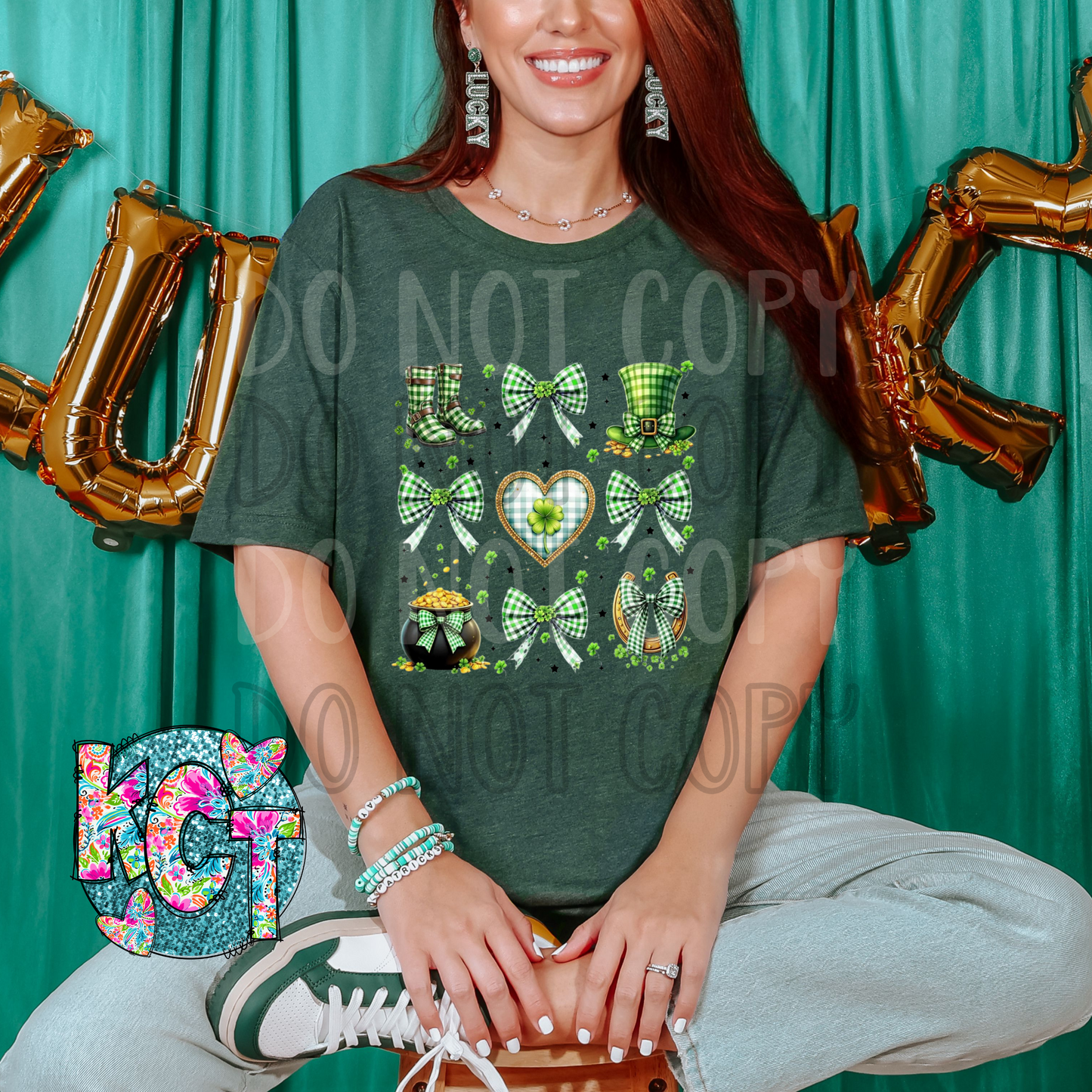 St. Patrick's Day Coquette DTF