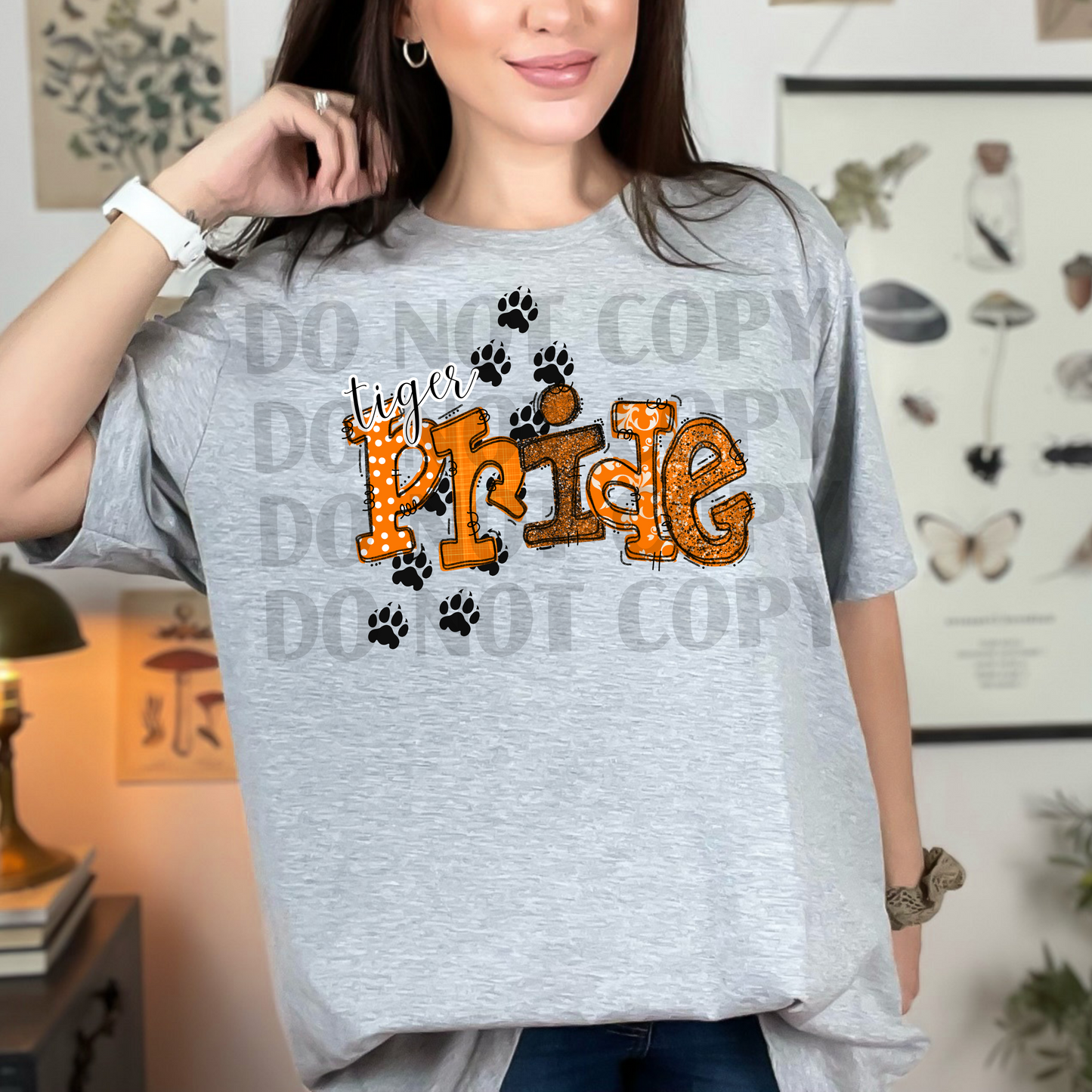 Tiger Pride Footprint DTF
