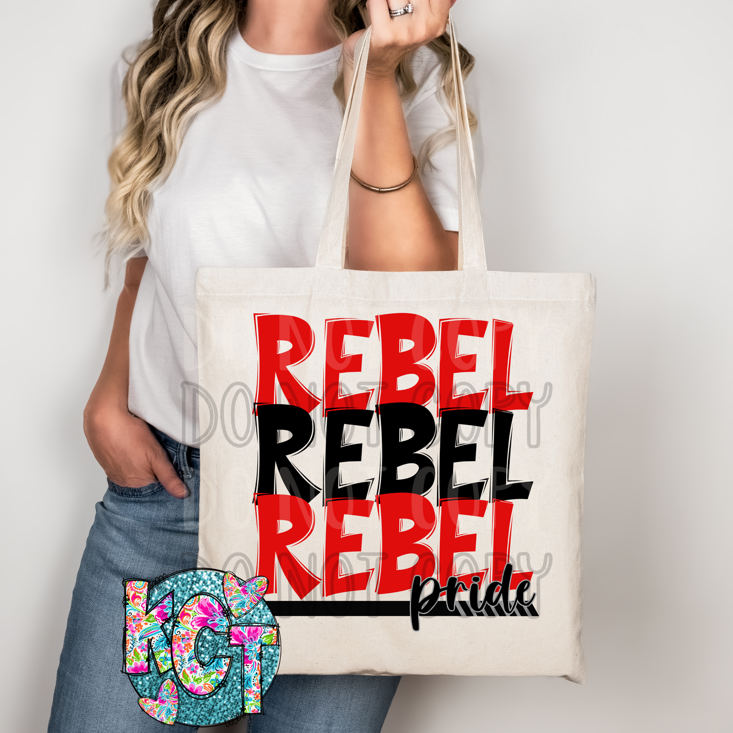 Rebel Mascot Pride DTF