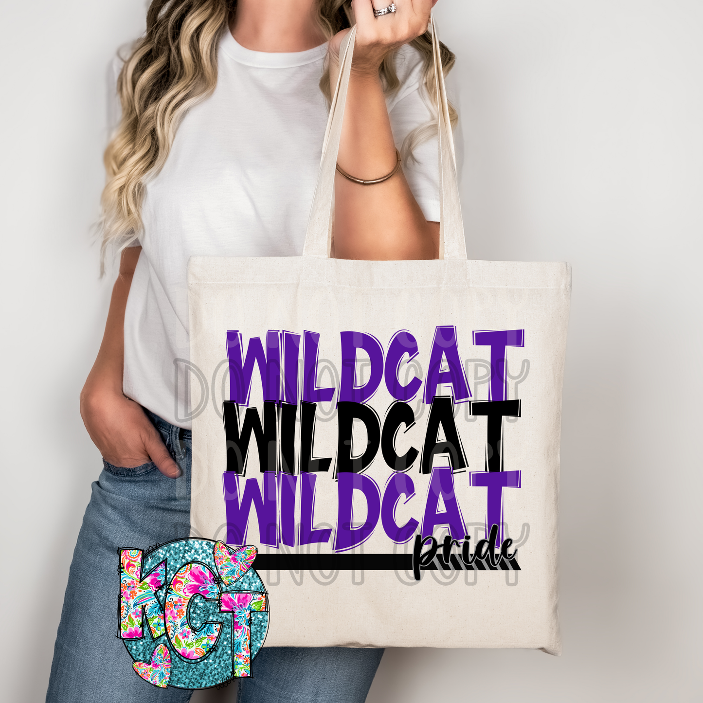Wildcat Mascot Pride DTF
