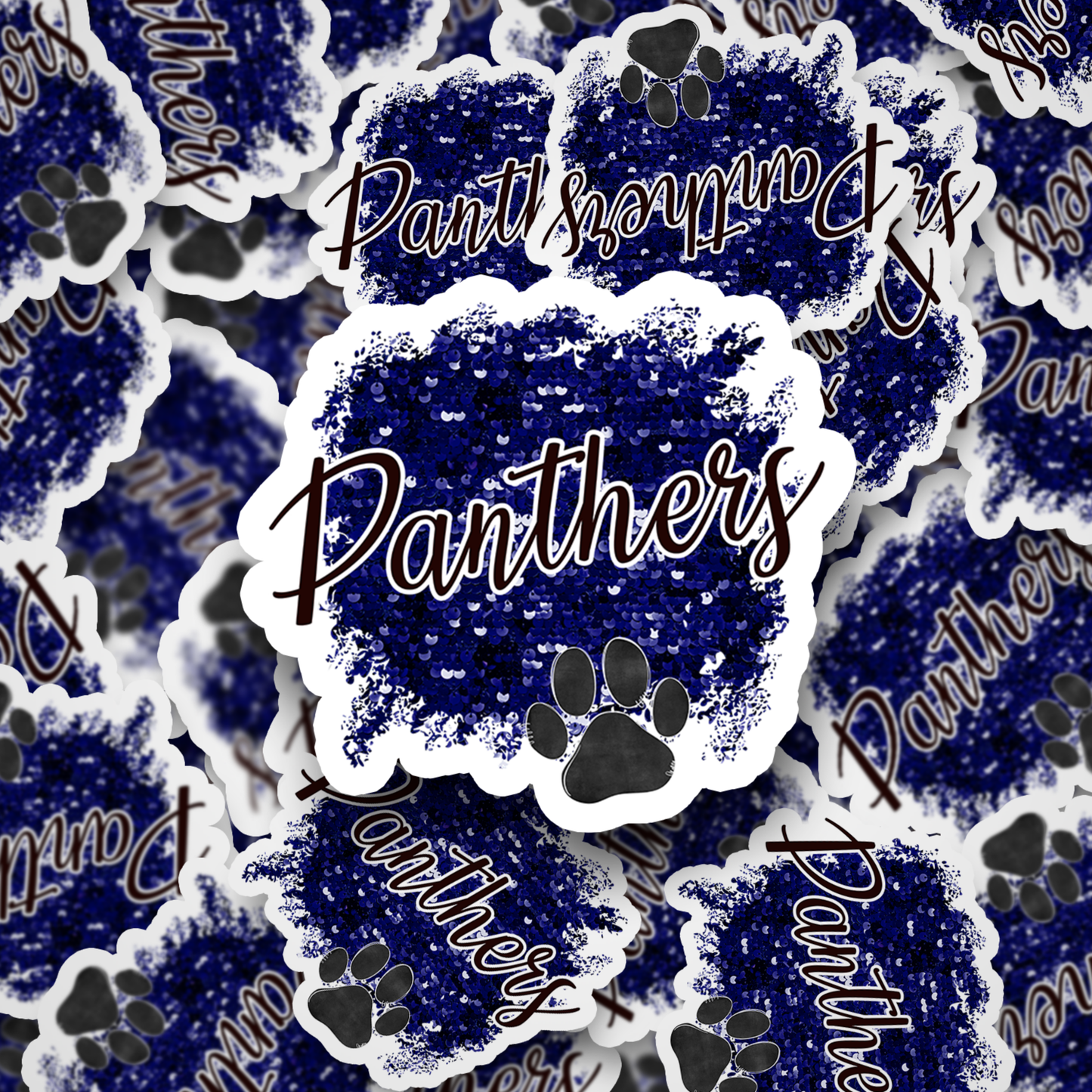 Panthers Sequins Blue DC