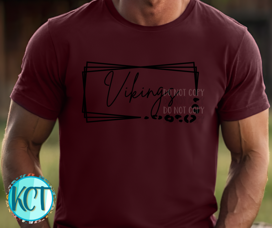 Vikings Rectangle Leopard PNG