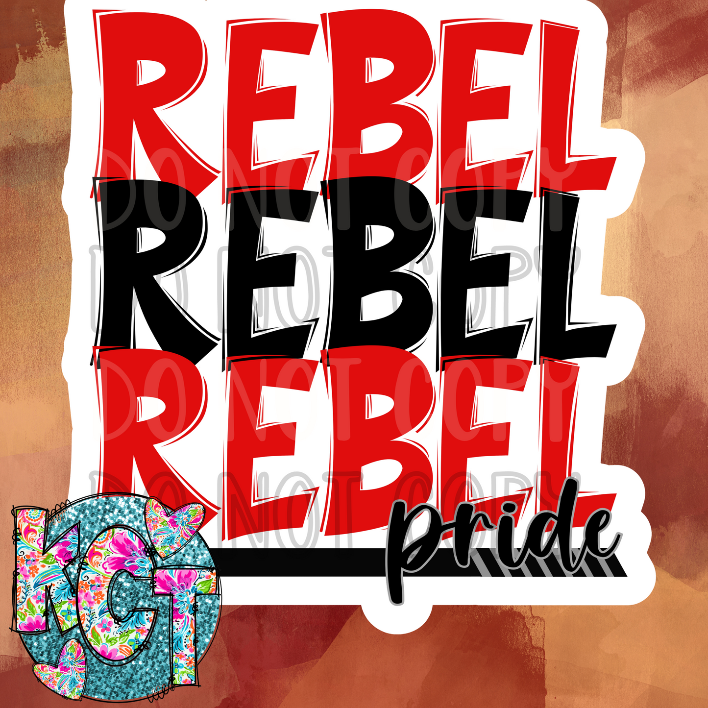 Rebel Mascot Pride DC