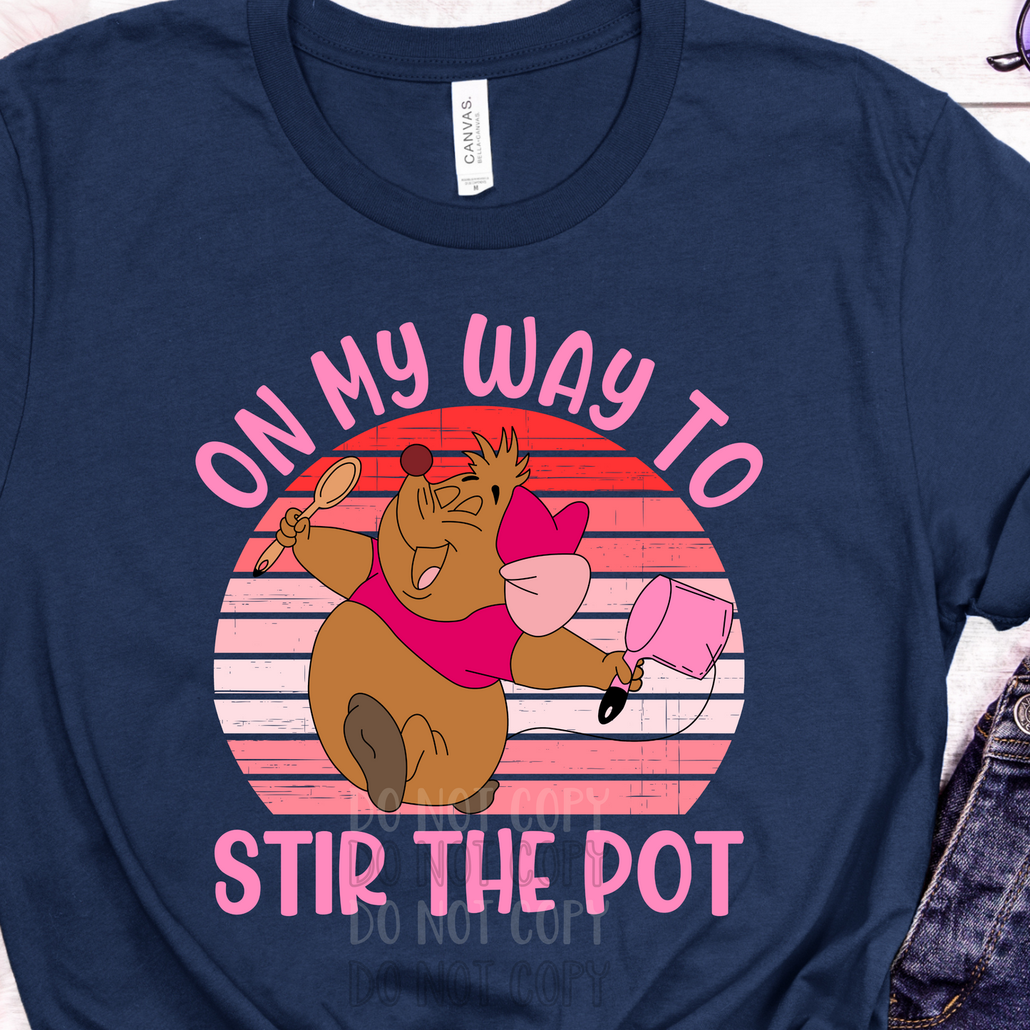 On my way to stir the pot Dtf