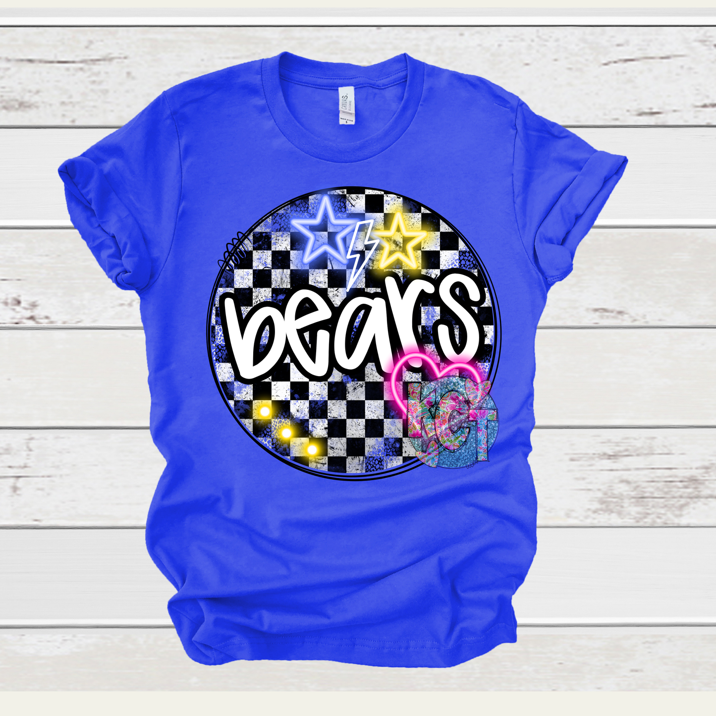 BEARS NEON LIGHTS DTF