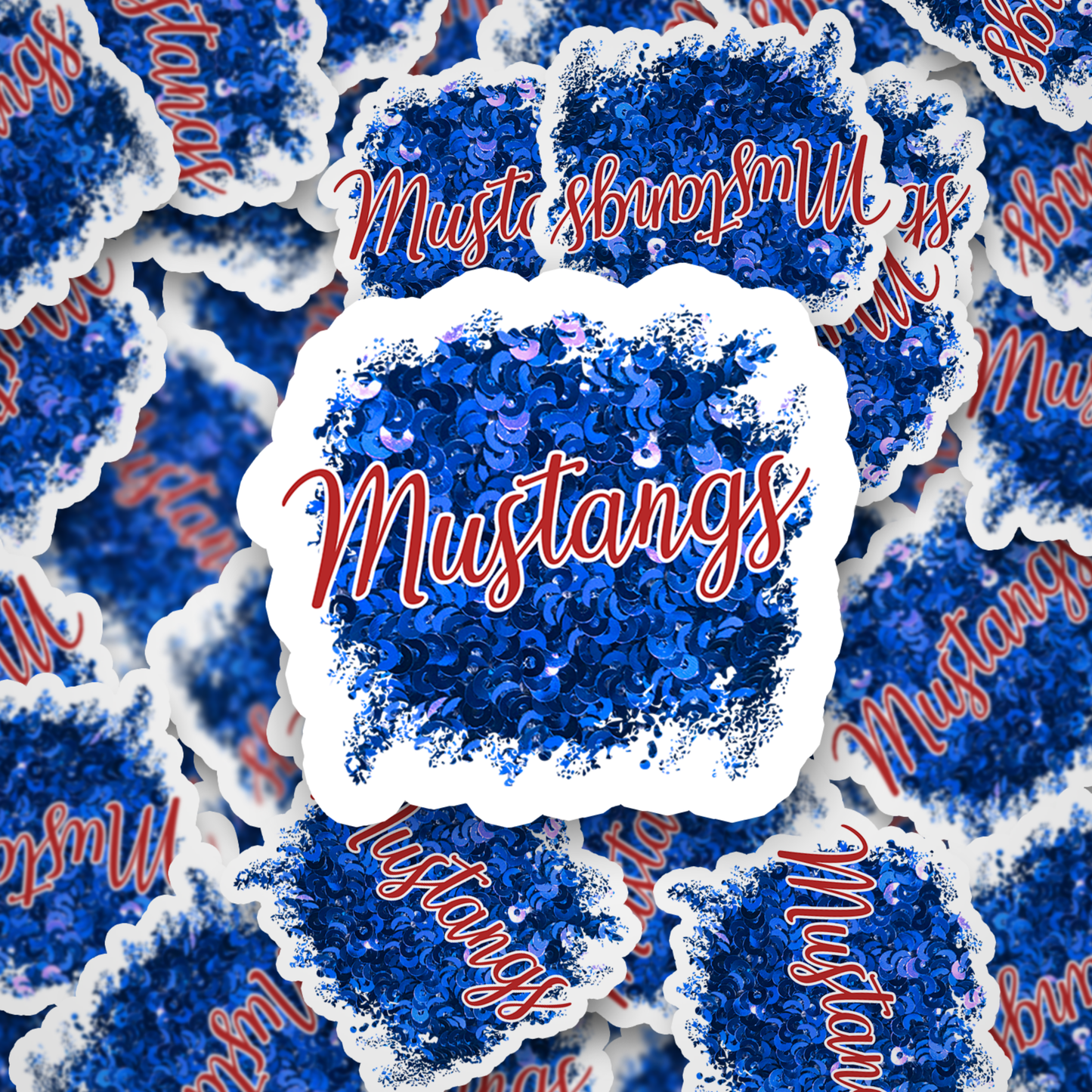 Mustangs Blue Sequin DC