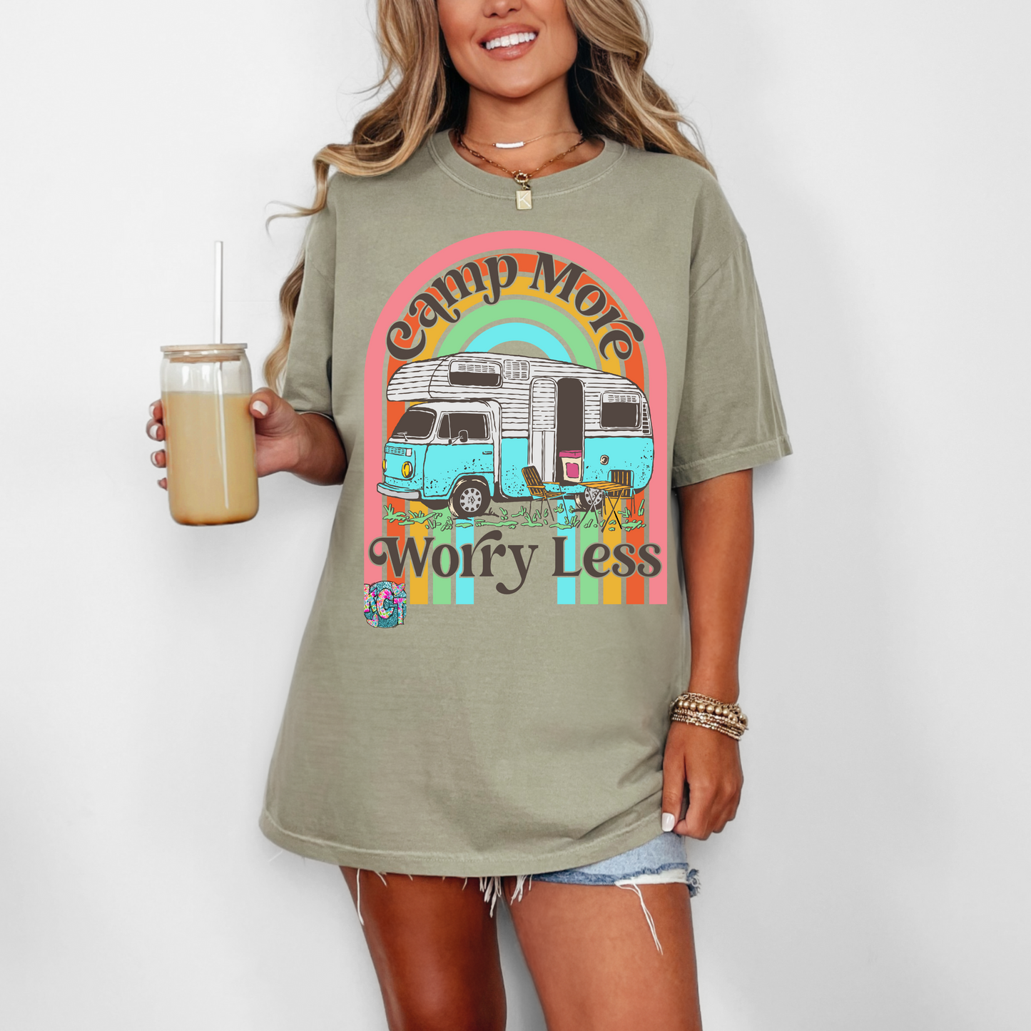 Camp More Worry Less DTF