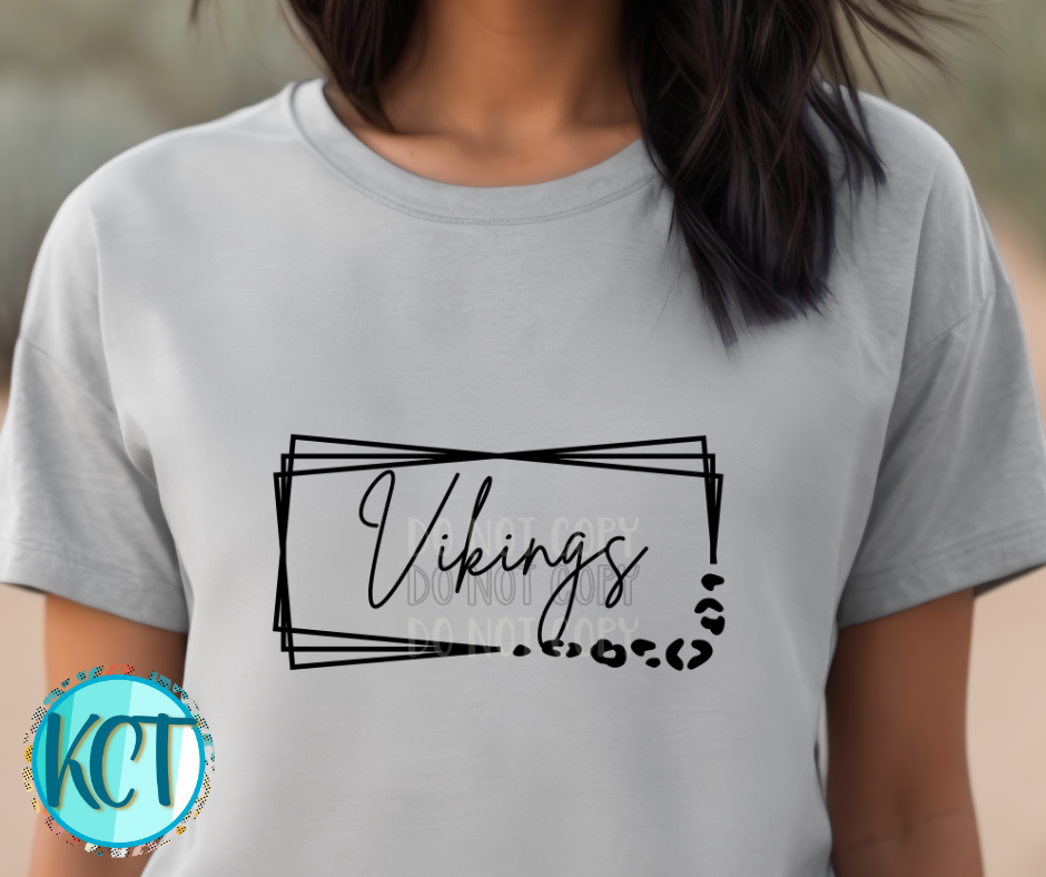 Vikings Rectangle Leopard PNG