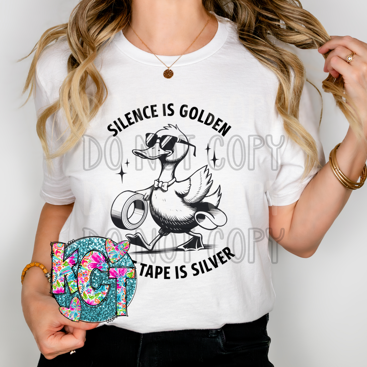 Silence is Golden DTF