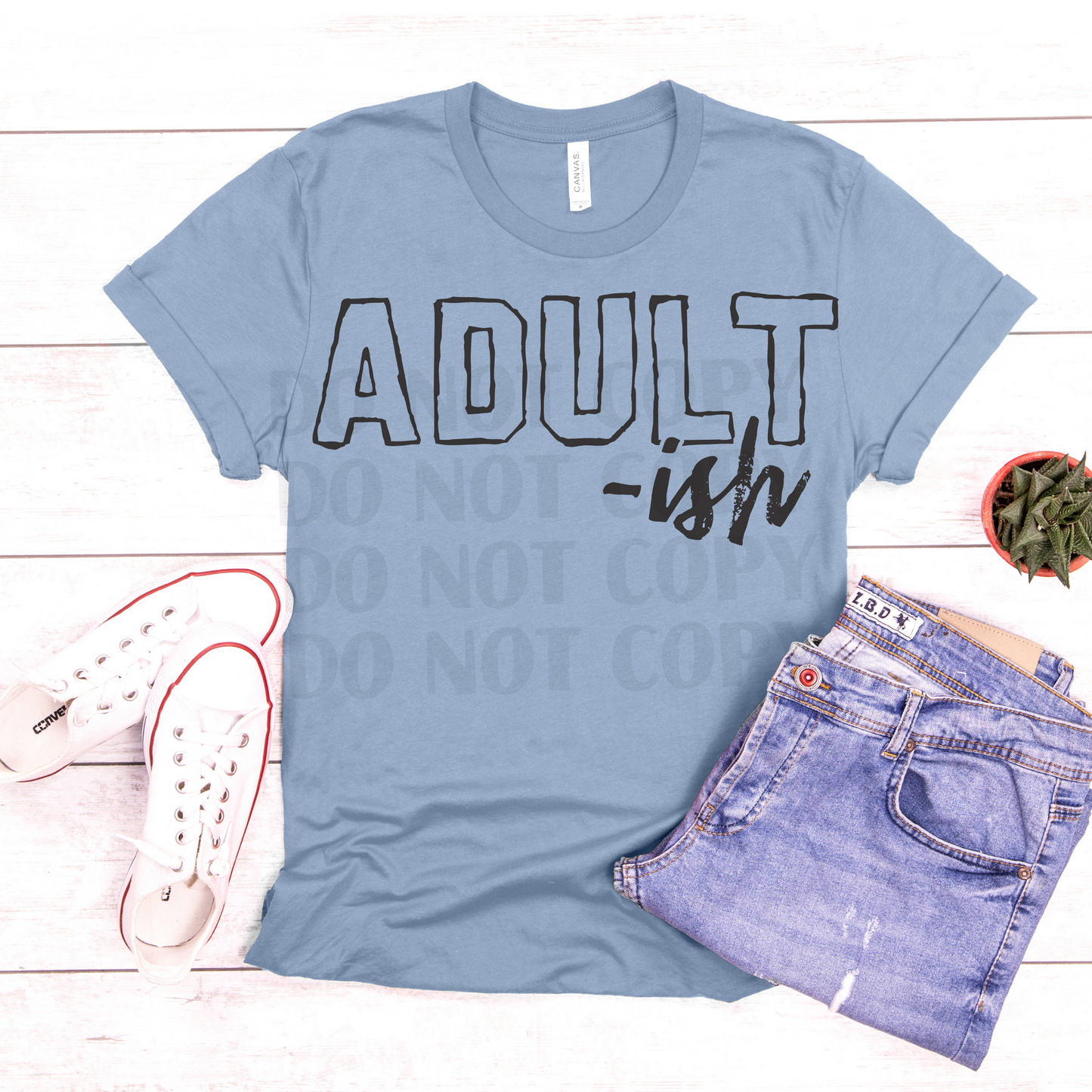 Adult-ish (Black) DTF