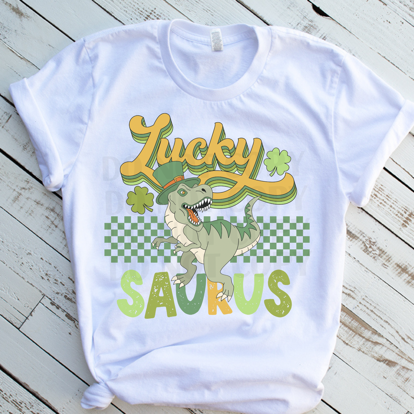 Lucky Saurus (green) DTF